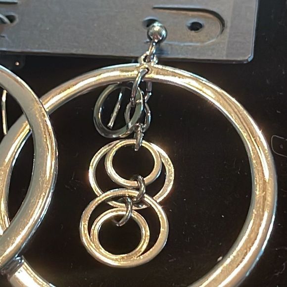 The Limited Hoop Dangle Earrings. - Picture 4 of 9
